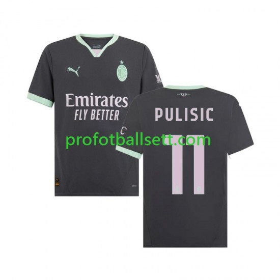 Fotballdrakt AC Milan Pulisic 11 Herre Tredjekit 2024-2025 Kortermet