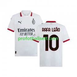 Fotballdrakt AC Milan RAFA LEAO 10 Herre Bortekit 2024-2025 Kortermet