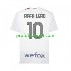 Fotballdrakt AC Milan Rafael Leao 10 Herre Bortekit 2023-2024 Kortermet