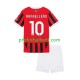 Fotballdrakt AC Milan Rafael Leao 10 Barn Hjemmekit 2024-2025 Kortermet