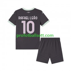 Fotballdrakt AC Milan Rafael Leao 10 Barn Tredjekit 2024-2025 Kortermet