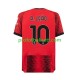 Fotballdrakt AC Milan Rafael Leao 10 Herre Hjemmekit 2023-2024 Kortermet