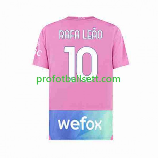 Fotballdrakt AC Milan Rafael Leao 10 Herre Tredjekit 2023-2024 Kortermet