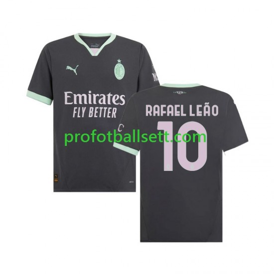 Fotballdrakt AC Milan Rafael Leao 10 Herre Tredjekit 2024-2025 Kortermet