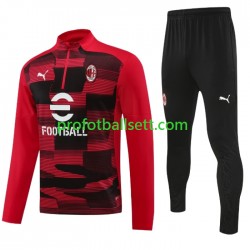 AC Milan 2024-2025 Rød Trenings Collegegenser Set
