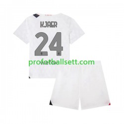 Fotballdrakt AC Milan Simon Kjaer 24 Barn Bortekit 2023-2024 Kortermet