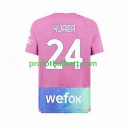 Fotballdrakt AC Milan Simon Kjaer 24 Herre Tredjekit 2023-2024 Kortermet