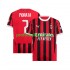 Fotballdrakt AC Milan UCL Font MORATA 7 Herre Hjemmekit 2024-2025 Kortermet