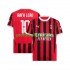 Fotballdrakt AC Milan UCL Font RAFA LEAO 10 Herre Hjemmekit 2024-2025 Kortermet