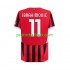 Fotballdrakt AC Milan ibrahimovic 11 Herre Hjemmekit 2024-2025 Kortermet