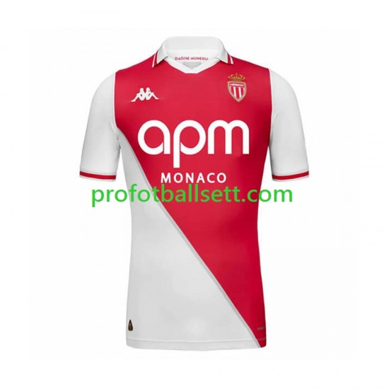Fotballdrakt AS Monaco Herre Hjemmekit 2024-2025 Kortermet