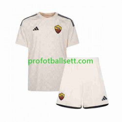 Fotballdrakt AS Roma Barn Bortekit 2023-2024 Kortermet