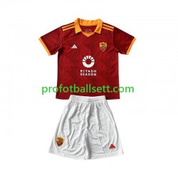 Fotballdrakt AS Roma Barn Fjerdekit 2023-2024 Kortermet