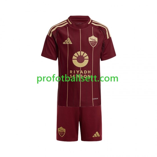 Fotballdrakt AS Roma Barn Hjemmekit 2024-2025 Kortermet