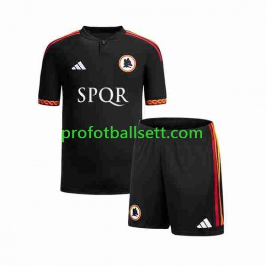 Fotballdrakt AS Roma Barn Tredjekit 2023-2024 Kortermet