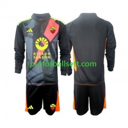 Fotballdrakt AS Roma Keeper Barn Hjemmekit 2024-2025 Langermet
