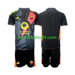 Fotballdrakt AS Roma Keeper Barn Hjemmekit 2024-2025 Kortermet