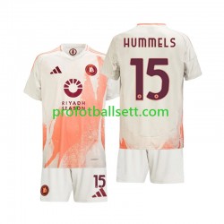 Fotballdrakt AS Roma Mats Hummels 15 Barn Bortekit 2024-2025 Kortermet