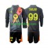 Fotballdrakt AS Roma Keeper Mile Svilar 99 Barn Hjemmekit 2024-2025 Langermet
