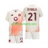 Fotballdrakt AS Roma Paulo Dybala 21 Barn Bortekit 2024-2025 Kortermet