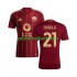 Fotballdrakt AS Roma Paulo Dybala 21 Herre Hjemmekit 2024-2025 Kortermet