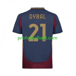 Fotballdrakt AS Roma Paulo Dybala 21 Herre Tredjekit 2024-2025 Kortermet