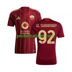 Fotballdrakt AS Roma Stephan El Shaarawy 92 Herre Hjemmekit 2024-2025 Kortermet