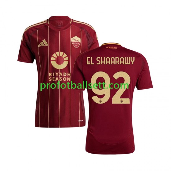 Fotballdrakt AS Roma Stephan El Shaarawy 92 Herre Hjemmekit 2024-2025 Kortermet