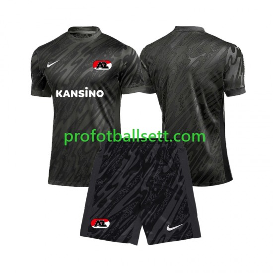 Fotballdrakt AZ Alkmaar Keeper Barn Bortekit 2024-2025 Kortermet
