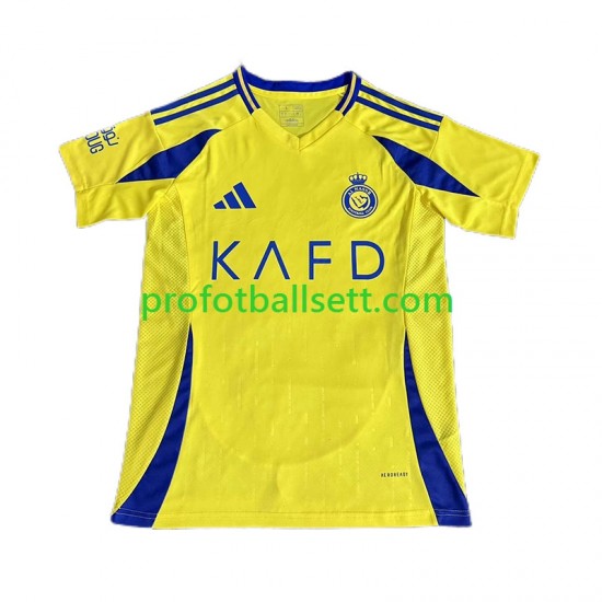 Fotballdrakt Al Nassr Herre Hjemmekit 2024-2025 Kortermet