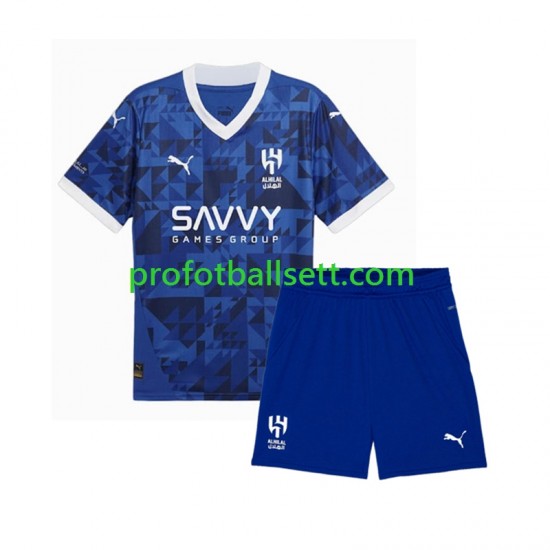 Fotballdrakt Al-Hilal Barn Hjemmekit 2024-2025 Kortermet