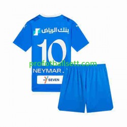 Fotballdrakt Al-Hilal Neymar JR 10 Barn Hjemmekit 2023-2024 Kortermet