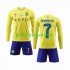 Fotballdrakt Al-Nassr Cristiano Ronaldo 7 Barn Hjemmekit 2023-2024 Langermet