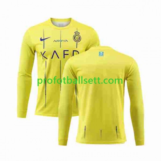 Fotballdrakt Al-Nassr Herre Hjemmekit 2023-2024 Langermet