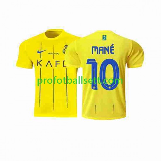 Fotballdrakt Al-Nassr Mane 10 Herre Hjemmekit 2023-2024 Kortermet