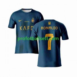 Fotballdrakt Al-Nassr Ronaldo 7 Herre Bortekit 2023-2024 Kortermet