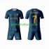 Fotballdrakt Al-Nassr Ronaldo 7 Barn Bortekit 2023-2024 Kortermet
