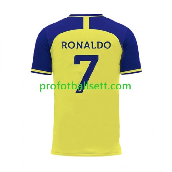 Fotballdrakt Al-Nassr Ronaldo 7 Herre Hjemmekit 2022-23 Kortermet