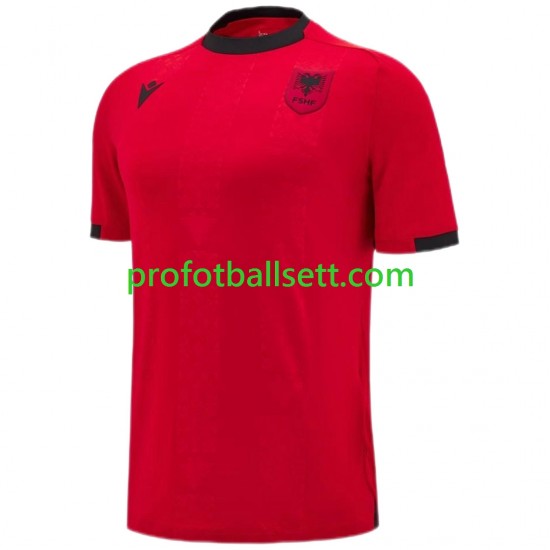 Fotballdrakt Albania Herre Hjemmekit 2025 Kortermet
