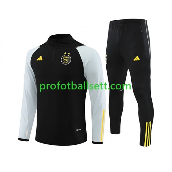 Algerie 2023-2024 Svart Trenings Collegegenser Set