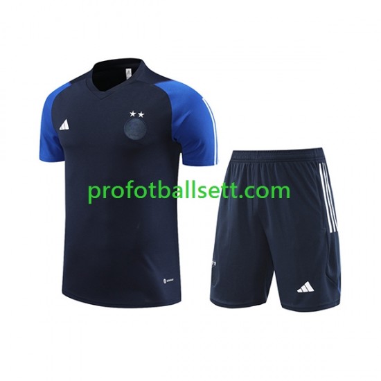 Algerie 2023-2024 Blå Treningstrøye og shorts