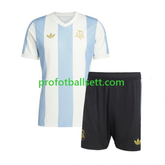 Fotballdrakt Argentina 50 Anniversary Barn Hjemmekit Kortermet