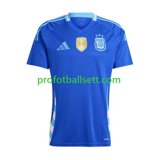 Fotballdrakt Argentina Copa America Herre Bortekit 2024 Kortermet