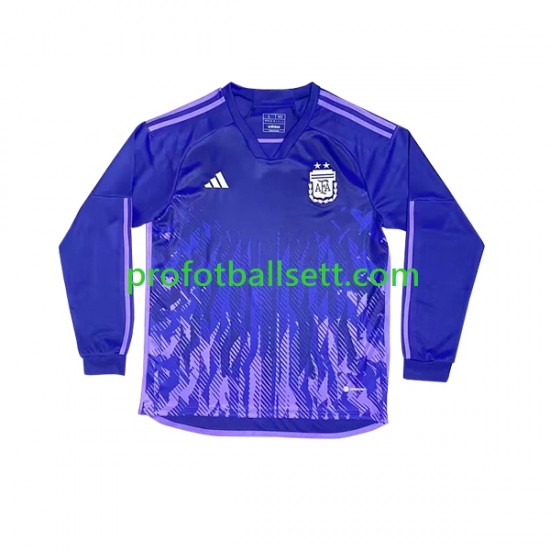 Fotballdrakt Argentina Herre Bortekit VM 2022 Langermet