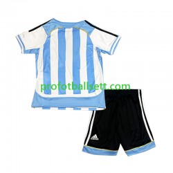 Retro Fotballdrakt Argentina Barn Hjemmekit 2006 Kortermet