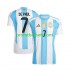 Fotballdrakt Argentina De Paul 7 Copa America Herre Hjemmekit 2024 Kortermet