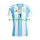 Fotballdrakt Argentina De Paul 7 Copa America Herre Hjemmekit 2024 Kortermet