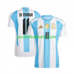 Fotballdrakt Argentina Di Maria 11 Copa America Herre Hjemmekit 2024 Kortermet