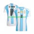 Fotballdrakt Argentina Di Maria 11 Copa America Herre Hjemmekit 2024 Kortermet