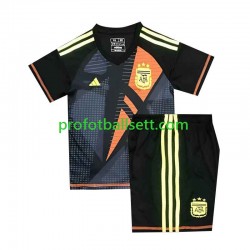 Fotballdrakt Argentina Keeper Barn Hjemmekit 2024 Svart Kortermet